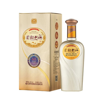 双沟 柔和双沟 银精品 浓香型白酒 53度 450ml*6瓶/装