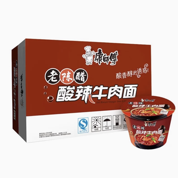 【桶】【清真】康师傅老陈醋酸辣牛肉面123g