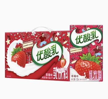 【盒】伊利优酸乳草莓味250ml