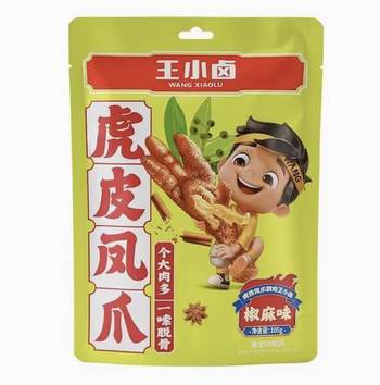 【袋】王小卤虎皮凤爪椒麻味105g