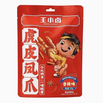 【袋】王小卤虎皮凤爪香辣味105g