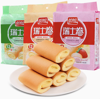 【袋】盼盼160g香蕉瑞士卷