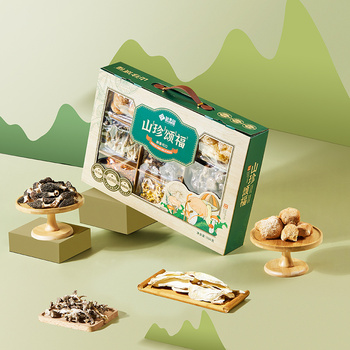 鲜品屋山珍颂福礼盒550g