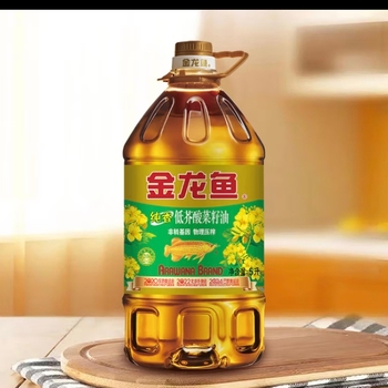 5升金龙鱼菜籽油1桶