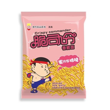 【箱】【清真】豫竹脆司令香脆面蜜汁牛排53g*40袋/箱