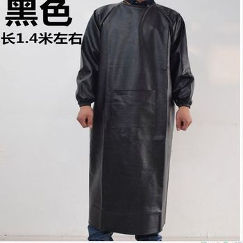 （TX）【条】聚爱定制防水皮围裙带袖
