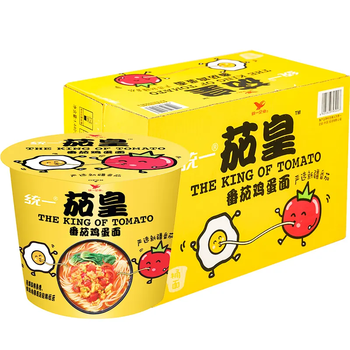 【忻州仓发货】【清真】统一茄皇鸡蛋面120g*12