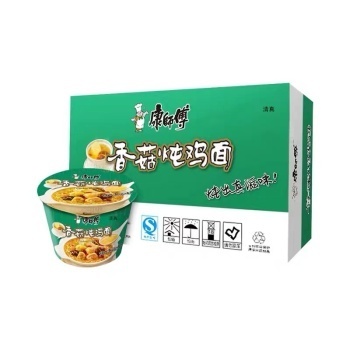 【代县仓发货】【箱】【清真】康师傅香菇炖鸡面102g*12桶