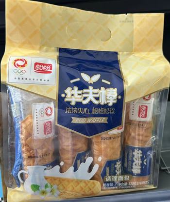 【代县仓发货】【箱】盼盼华夫棒面包320g*16袋