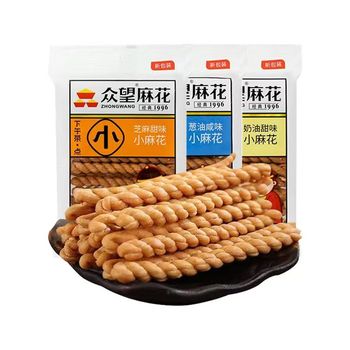 【运城仓发货】【袋】众望经典小麻花鸡汁味112g*30