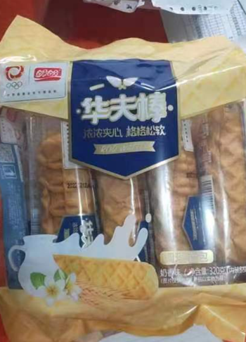【正阳仓发货】【袋】盼盼华夫棒面包320g*16