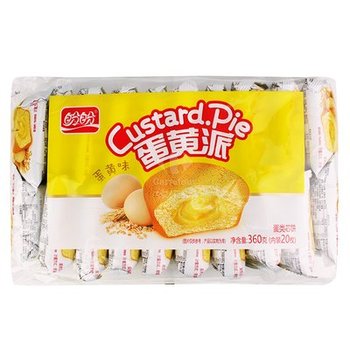 【雷州仓发货】【箱】盼盼蛋黄派蛋黄味360g*10袋