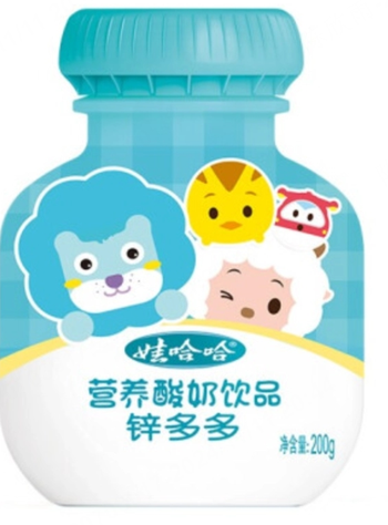 【汝州仓发货】【箱】娃哈哈锌多多酸奶125ml*24