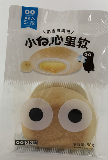 【辽东仓发货】【箱】小白心里软奶皮白面包90g*1
