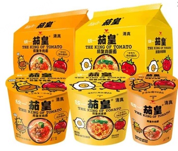【泰州仓发货】【桶】统一茄皇鸡蛋面120g*12