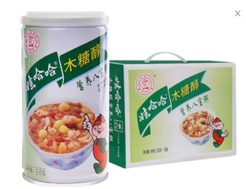 【铁岭仓发货】【瓶】娃哈哈木糖醇八宝粥350g*12