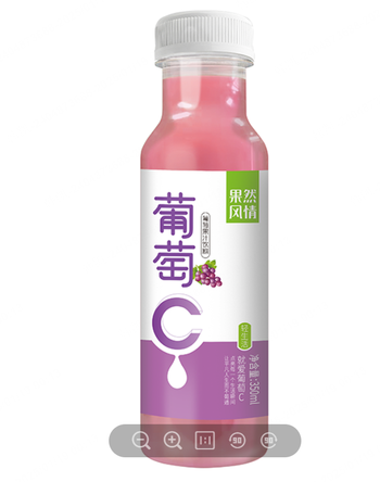 【商丘仓发货】【瓶】果然风情葡萄果汁350ml*15