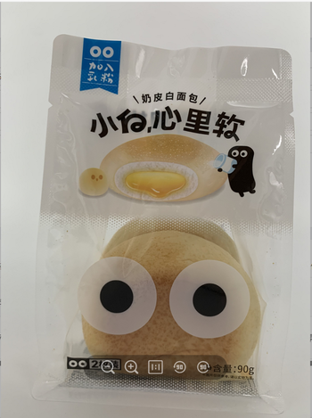 【太康仓发货】【袋】小白心里软奶皮白面包90g*24