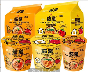 【雷州仓发货】【桶】【清真】统一茄皇鸡蛋面120g*12