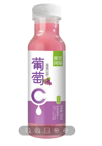 【运城仓发货】【瓶】果然风情葡萄果汁350ml*15
