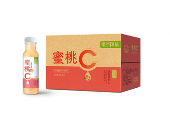 【运城仓发货】【瓶】果然风情水蜜桃果汁350ml*15