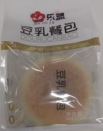 【阜新仓发货】【袋】乐盟豆乳餐包豆乳味80g*18