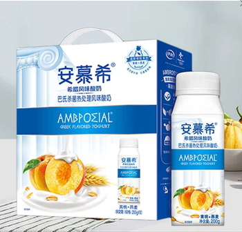 【铁岭仓发货】【瓶】伊利安慕希酸奶黄桃燕麦200g*1