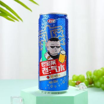 【齐齐哈尔仓发货】【罐】宏宝莱老汽水原味330ml*24