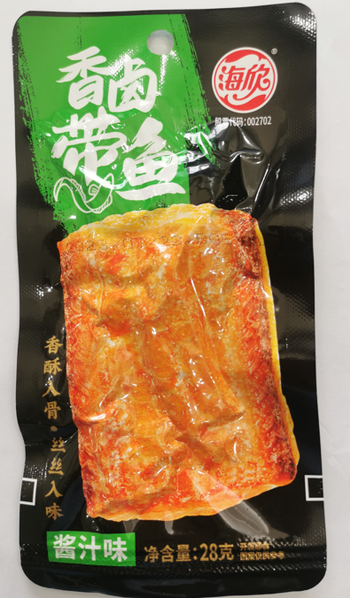 【明水仓发货】【袋】海欣香卤带鱼酱汁味28g
