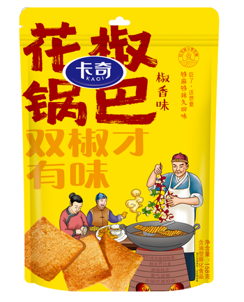 【明水仓发货】【袋】卡奇花椒锅巴椒香味158g