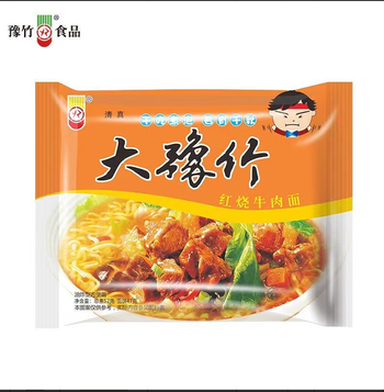 【濮阳仓发货】【袋】【清真】大豫竹红烧牛肉面52g*40