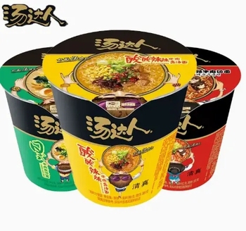 【正阳仓发货】【桶】【清真】统一汤达人酸酸辣辣牛肉高汤面90g(tx)*12