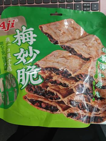 【太康仓发货】【包】Aji梅菜饼干原味208g*12