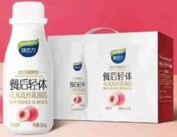 【运城仓发货】【瓶】均瑶味动力餐后轻体益生元乳酸菌饮品白桃味300ml/12