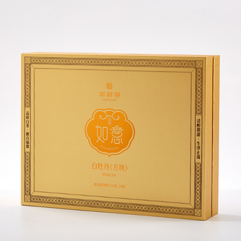 华祥苑如意四合白牡丹方块240g