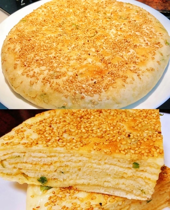 发面千层大饼