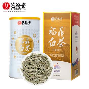 艺福堂岁月之脉*福鼎白茶白毫银针特级180g/罐*2