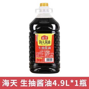 海天生抽酱油4.9L